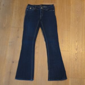 White House Black Market Dark Blue Flare Jeans